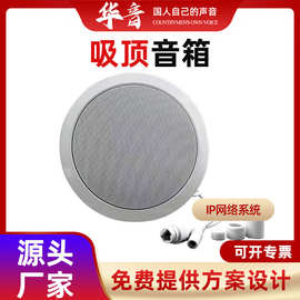 专用音箱吸顶喇叭音响IP网络音响超市商场扩声室内喇叭吸顶扩音