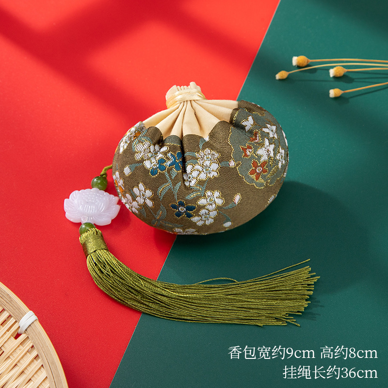 Bolsa vacía, bolso de impresión bordado antiguo, colgante de carro, bolso de mosquitos, festival del dragón, bolso de moda nacional