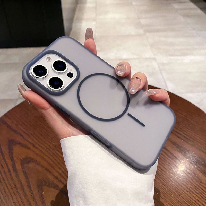 适用iPhone17超薄液态硅胶手机壳苹果16promax半透雾面肤感磁吸壳|undefined