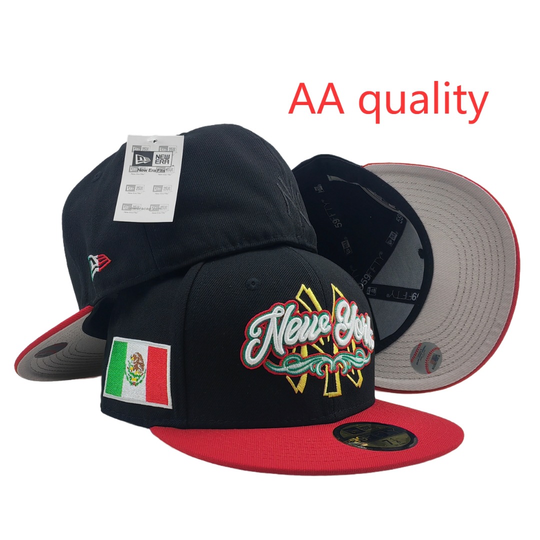 Gorra de béisbol de la liga de equipos de comercio exterior transfronterizo, novedad 2026, superventas, con patrón AA, de ala plana, a la moda y de talla estándar.