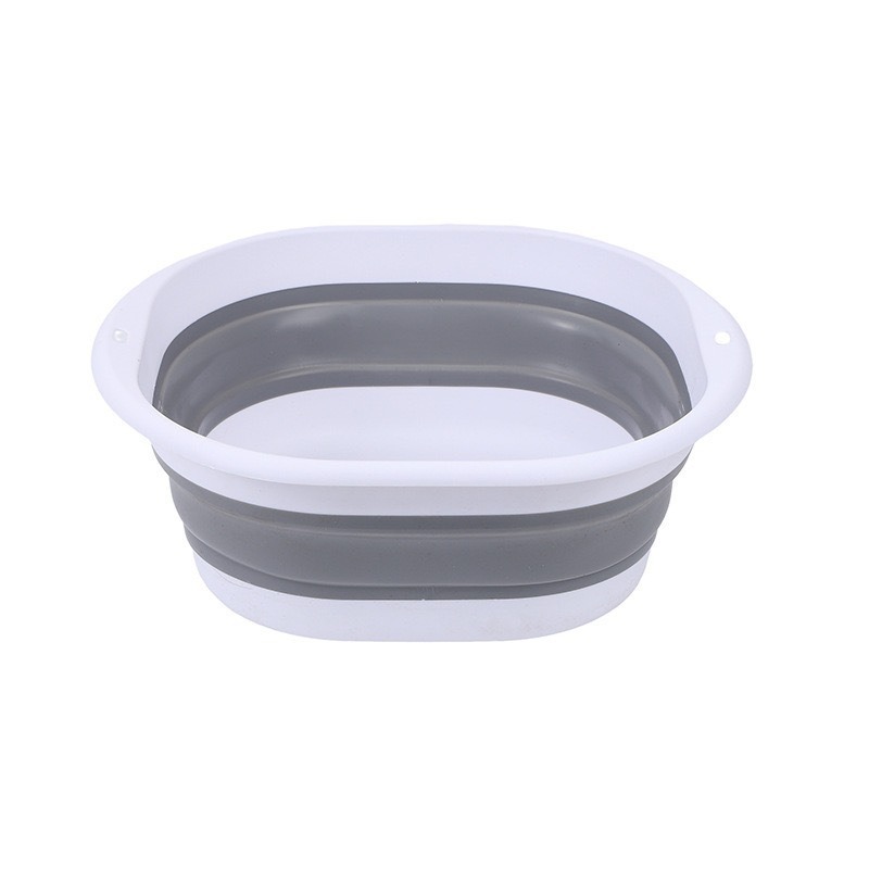 Lavabo plegable para estudiantes de dormitorio lavabo portátil de plástico de viaje lavabo de compresión lavabo de agua plegable para uso doméstico