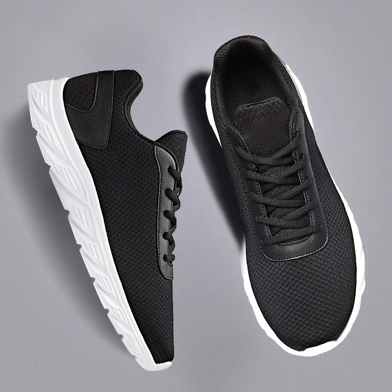 Cross-border 2023 Summer new flying woven mesh shoes lightweight casual plus size sneaker fashion outdoor running men's shoes