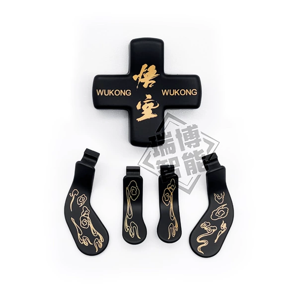 Elite second-generation metal button set 5-piece set of Wukong Gold