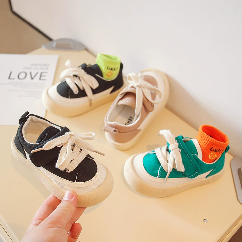 Children's sports shoes, cloth sneakers for men and women, trend of season, Korean style