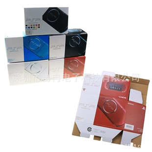 Коробка для упаковки (PSP 3000 2000 1000) — полный розничный картон, вставка с инструкцией, многоцветная