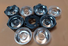 XML XP COB透镜Φ32.2MM光面 格纹5050 3535 1W至10W LED透镜