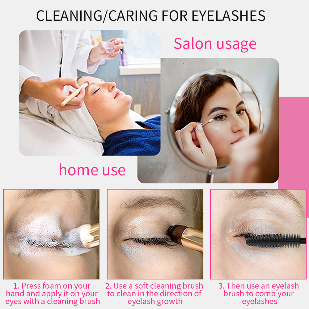 105g Weight Eyelash Mousse Makeup Tools Types 1 Piece Quantity Imported Fiber Material Solid Color Pattern Simple Style Style Simple Style Solid Color Imported Fiber Eyelash Mousse 1 Piece 8
