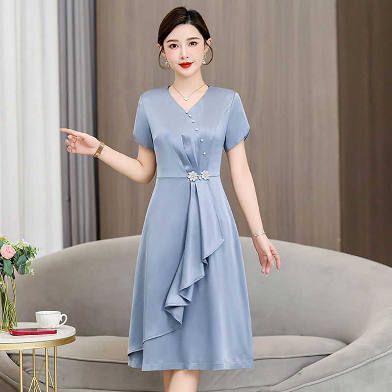 New Style Mother of the Bride Dress for Wedding Banquet, Suitable for Everyday Wear, Women's Summer Dress