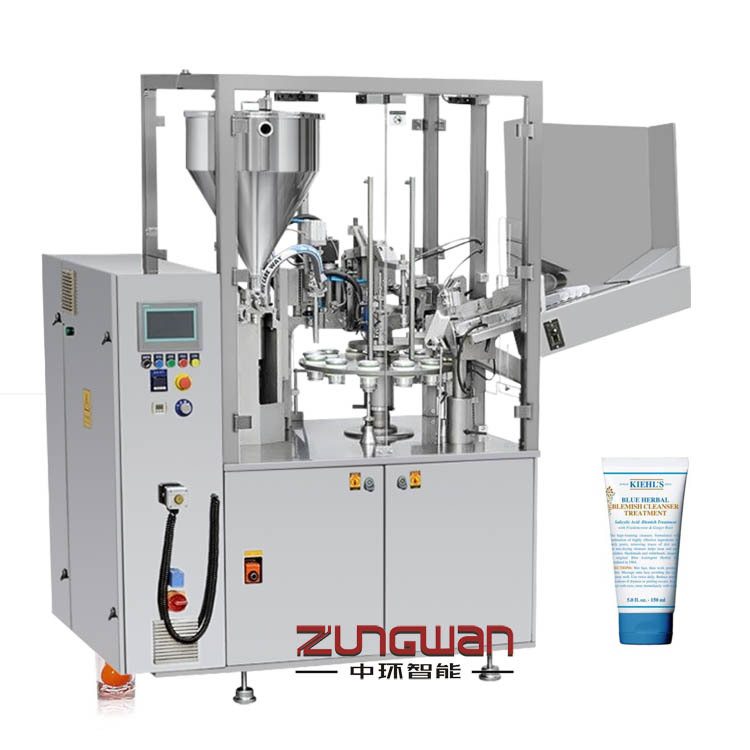 乳膏灌装封尾机，化妆品铝塑管机，医药药膏软管封尾机机