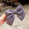 South Korea's East Gate imported bright silk satin super big bow hair folding fairy hair