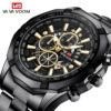 Men's watch, steel belt, sports calendar, waterproof quartz watches, 2023 collection, wholesale