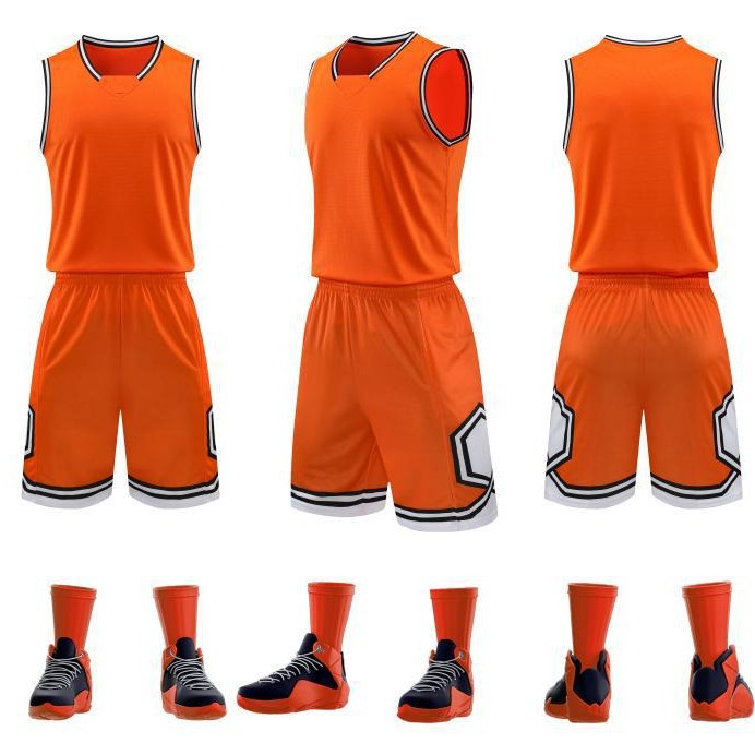 Nuevo conjunto de ropa de baloncesto de verano hombre sin mangas chaleco deportivo impresa ropa de entrenamiento de juego 207