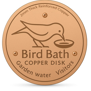 Cross-Border Amazon New Product Bird Bath Disk Bird Pool Cleaner Copper Disc