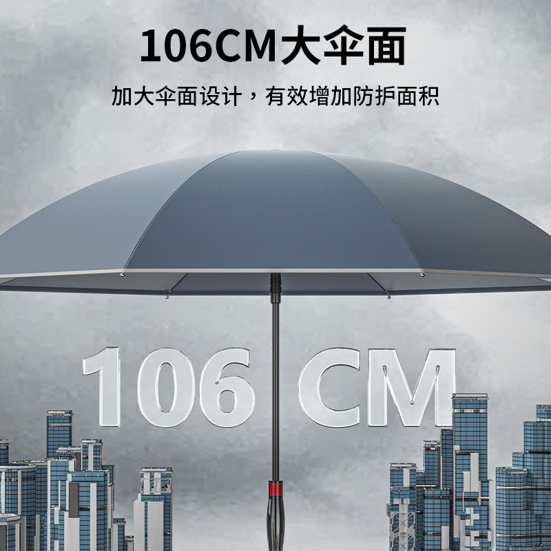 車用自動反向傘長柄雙層雨傘女晴雨兩用大號雙人男士抗風暴直杆傘