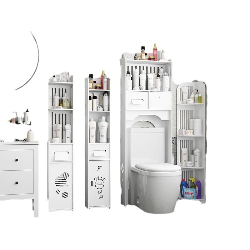 Rack de almacenamiento de esquina de pared rack de piso de baño inodoro rack de almacenamiento de inodoro rack de almacenamiento