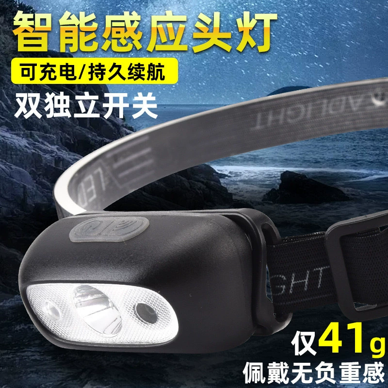 Светодиодные фары Сильный свет супер яркий перезаряжаемый головный светильник