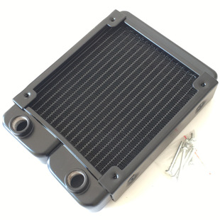 Water-Cooled Radiator 120 Water-Cooled Radiator Pure Aluminum 18-Tube Seiko Manufacturing Notebook Desktop Cold Radiator Heat Exchanger