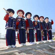 幼儿园园服春秋装英伦风小学生班服秋冬款套装儿童班服三四件套