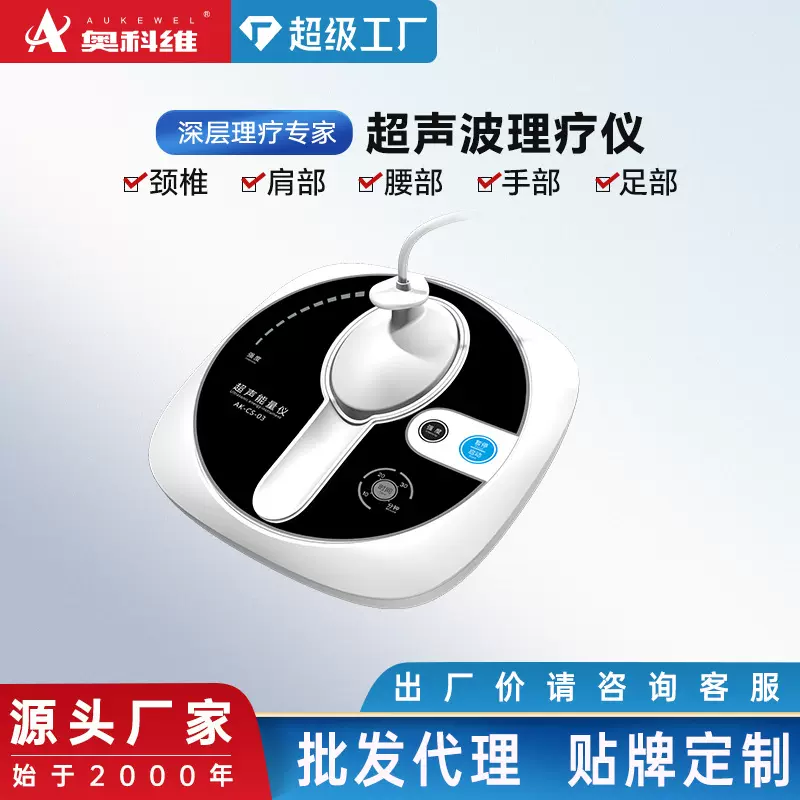 【贴牌定制】超声波美容导入仪超声波能量仪外贸爆款超声波理疗仪