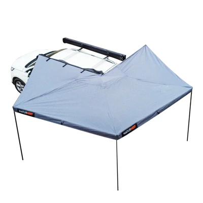 Outdoor car awning car side tent 270 fan-shaped side tent canopy (Avtomobil yan çətirləri) - dark-gray-20m