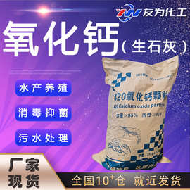 厂家批发生石灰颗粒粉末污水处理消毒抑菌水产养殖 氧化钙