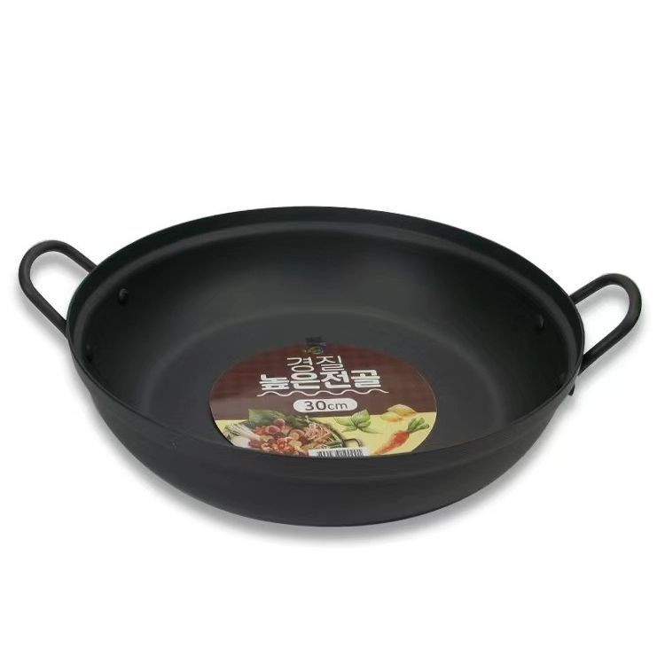 Olla coreana de aleación de aluminio para mariscos, guisos y fondue