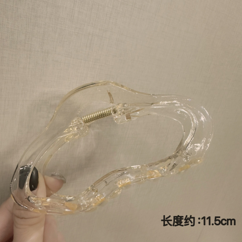 法式橡皮漆抓夹大号发量大多巴胺高级感发夹女两元店发饰头饰品|undefined