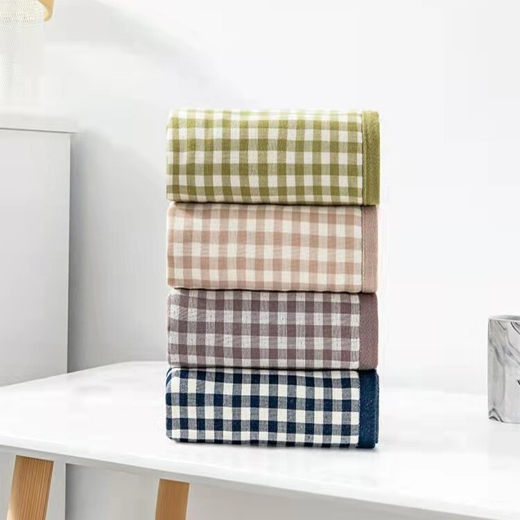 Wholesale Gold Cotton Nurse Bath Towel Medium Towel Square Towel Ecological Grade Pure Cotton Story Series