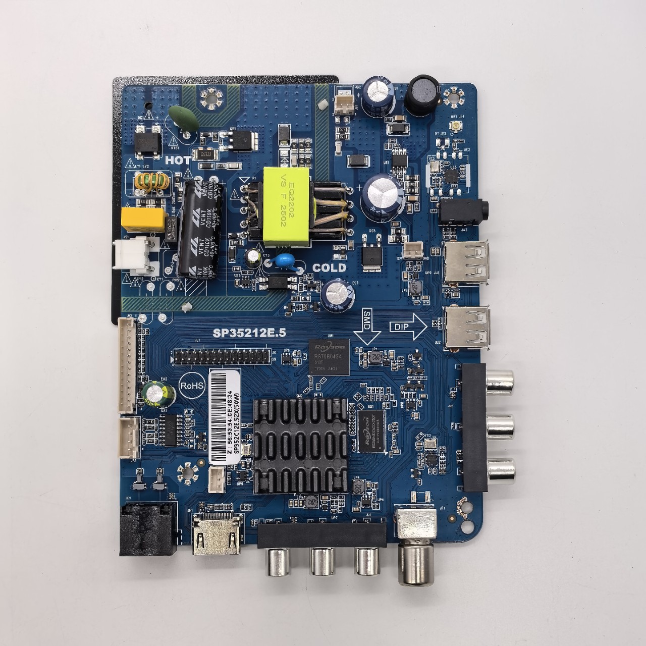Cross-Border Android Smart Tv Motherboard Sp35212.5 Sp352L12 Light Strip Voltage 35-65V 600Ma