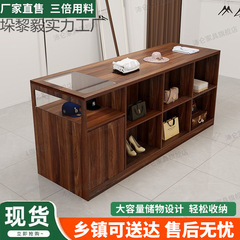 【大容量】衣料品店 アイランドテーブル ガラスアイランド 流水テーブル ジュエリーディスプレイキャビネット 婦人服店 収納キャビネット シンプル