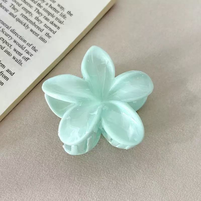 Nuevo cross-border mármol agarrar clips dulce y fresco huevo flor clips de cabello verano de alta calidad tiburón clips de cabello image 19