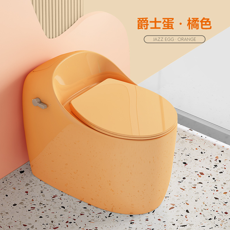 Nuevo hogar interior personalizado anti-bloqueo de una sola pieza fila de piso ultra-alto sifón moderno simple inodoro redondo al por mayor