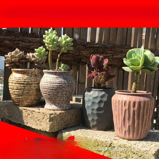 Home Furnishings, Succulent Flower Pots, Ceramic Large Stoneware, Breathable, Creative, Composite Plant Small Flower Pots, Wholesale, Other Home Furnishings