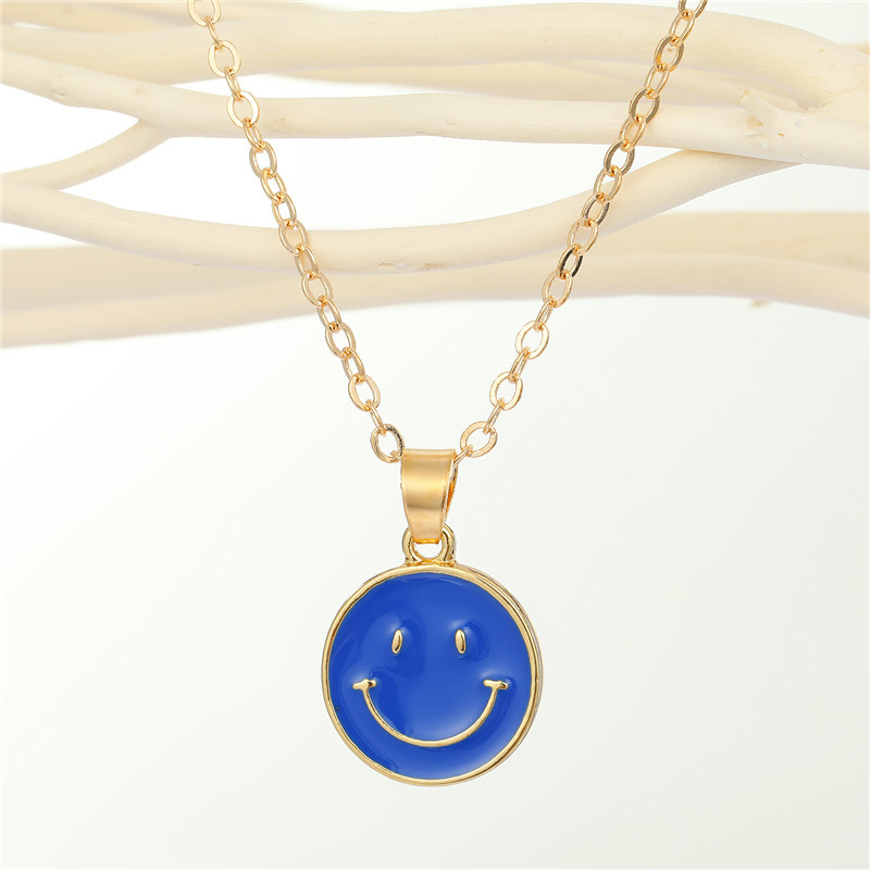 Nihaojewelry Cute Smiley Alloy Multicolor Necklace Wholesale Jewelry display picture 4