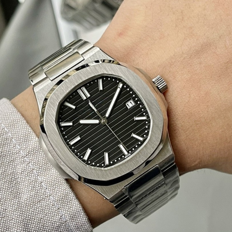 Patek Nautilus Watch Stainless Steel Luminous Waterproof Fully Automatic Mechanical Men's Watch Wholesale Popular Mechanical Watch