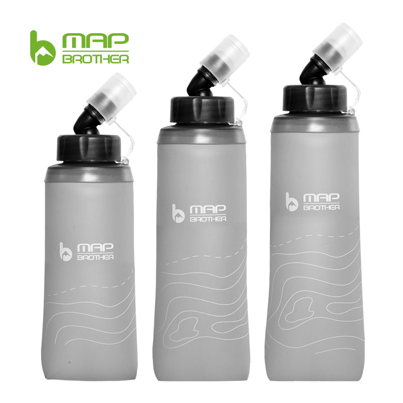 Tuhang Outdoor-Sportflasche, weich, faltbar, für Trailrunning, Marathon, tragbarer Wasserbecher_voghion.com