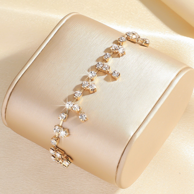 gioielli di moda, gioielli per i piedi delle donne di moda di strada, gioielli alla caviglia in lega di strass da donna_voghion.com