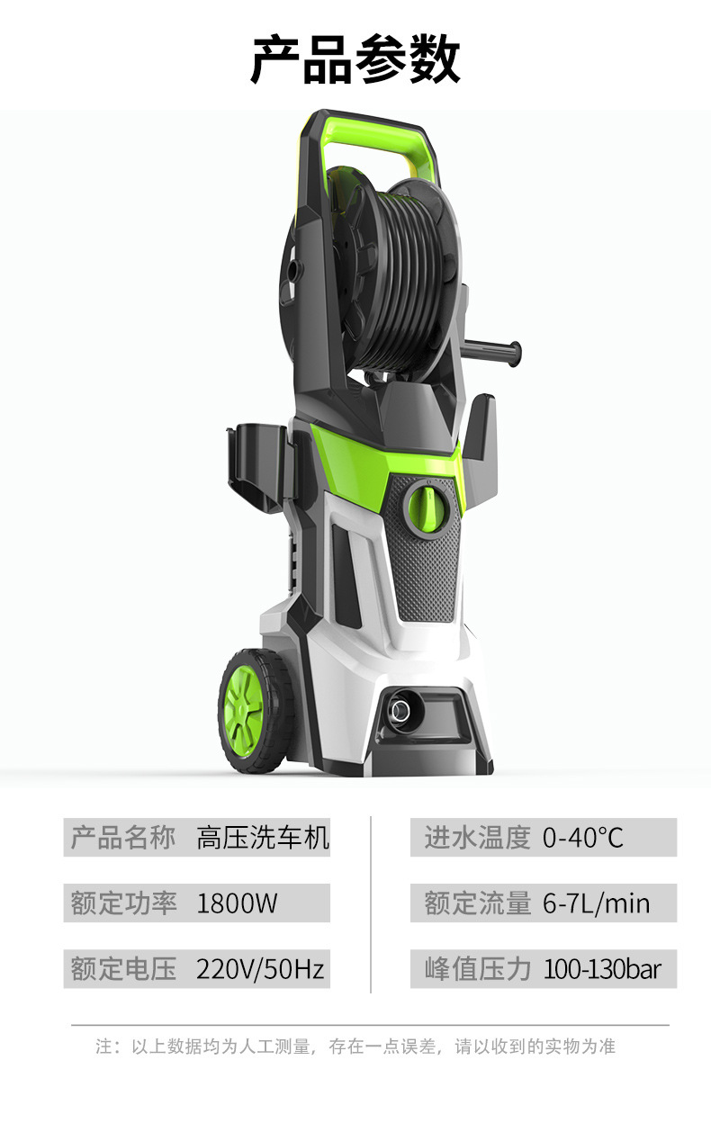 High Pressure Car Washer Portable Self-Priming Dual-Use