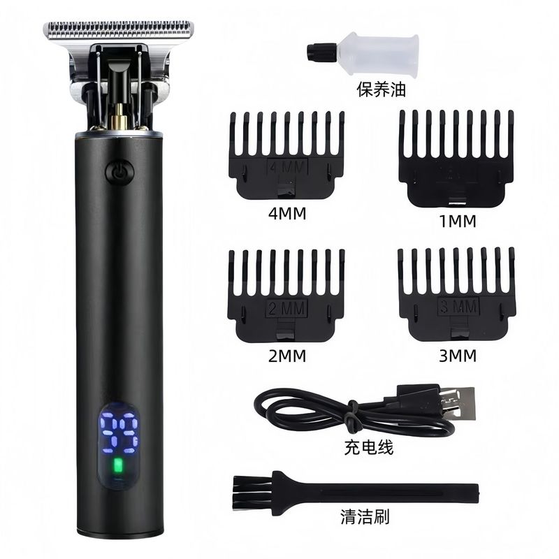 T9跨境理发器油头电推剪剃光头推子家用剃须刀发廊专用刮胡刀神器|undefined