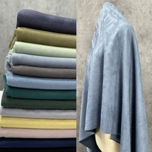 新色 进口弹力麂皮绒空气层面料 厚实鹿皮鸡皮绒裙子外套卫衣布料