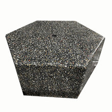 UHPC休闲树池花坛户外景观水磨石座椅花坛透光清水泥混凝土长座椅