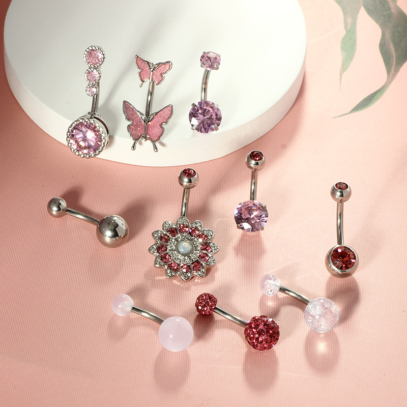Pointed titanium steel lip stud product view