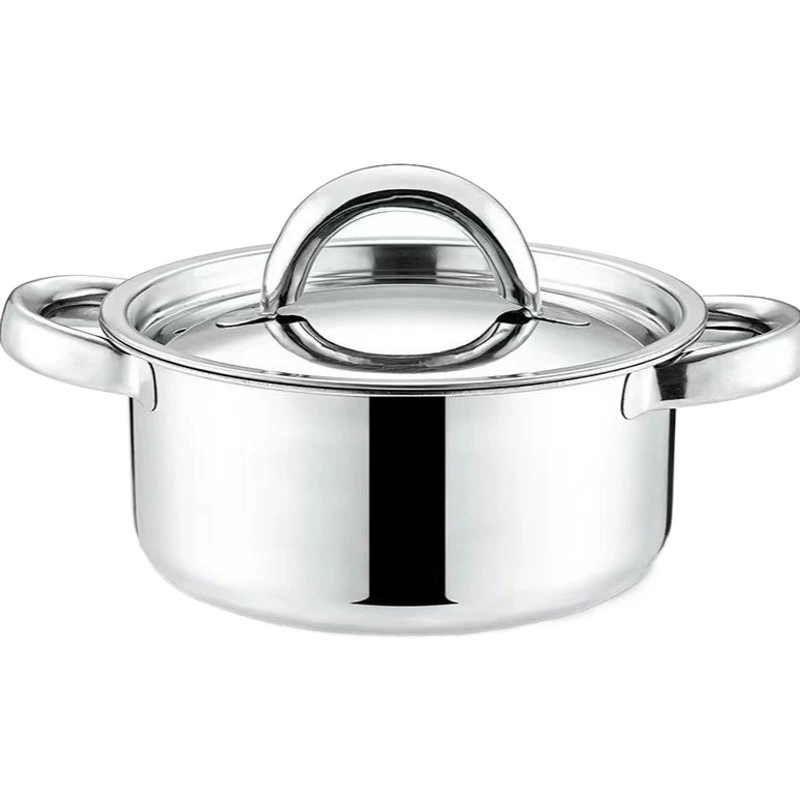 Горшок для супа из нержавеющей стали Прямоугольный горшок в Корейском стиле Горшок для супа с двойным ухом и двойным дном утолщенный горшок для молока горшок с лапшой быстрого приготовления индукционная плита универсальный подарок