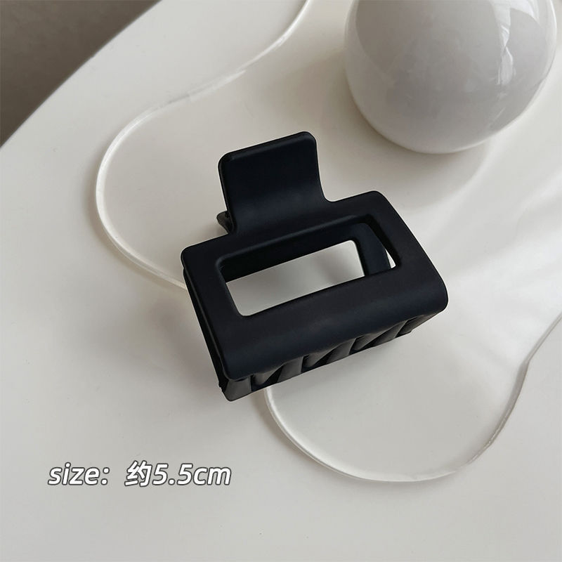 Horquilla de temperamento elegante francés, pinza de tiburón de acrílico para mujer, pinza de agarre grande, accesorios para el cabello, horquilla de sensación de alta calidad al por mayor