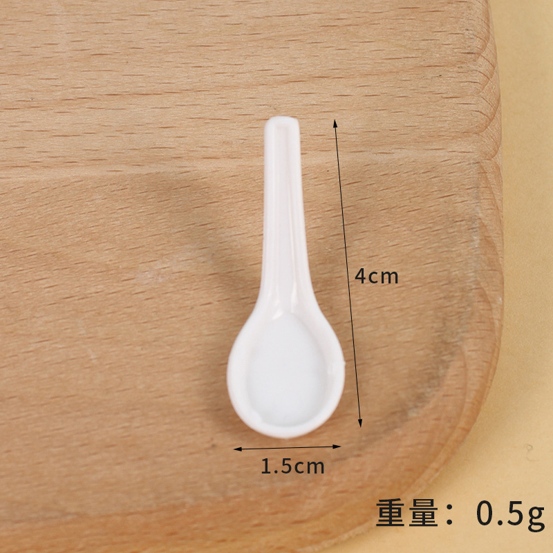 Mini plato de simulación tazón pequeño cubiertos DIY miniature accesorios de comida para jugar en casa cocina de cocina juego de juguetes