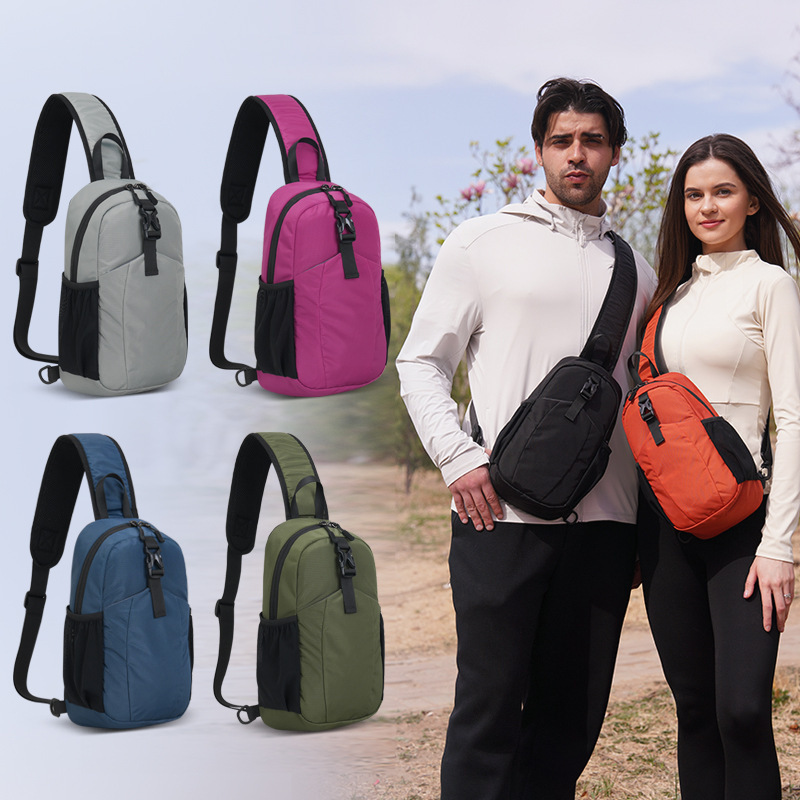 New Fashionable Women's Business Trip Crossbody Bag Large Capacity Waterproof Outdoor Hiking Mountaineering Bag Sports and Leisure Chest Bag