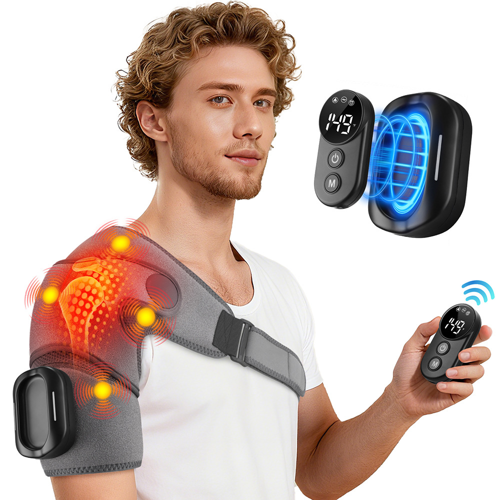 Calefacción transfronteriza masaje almohadilla de hombro carga calefacción almohadilla de hombro zhouyan fisioterapia masajeador modelo privado fuente fábrica en stock image 14