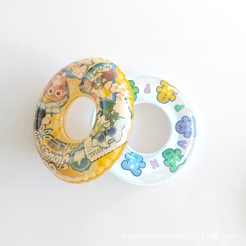 Pvc Inflatable Keychain Pendant, Inflatable Swimming Ring Pendant, Cartoon Candy Swimming Ring Pendant, Inflatable Pendant Factory