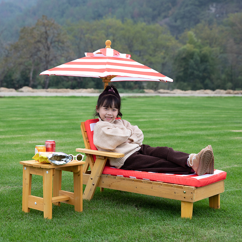 Детский комплект садовой мебели Blessen темно-синяя полоска