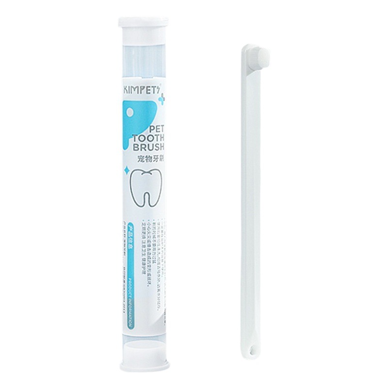 Nueva mascota gato perro cepillo de dientes para eliminar el sarro y mal aliento dental cálculo Teddy Corgi oral suministros limpieza al por mayor